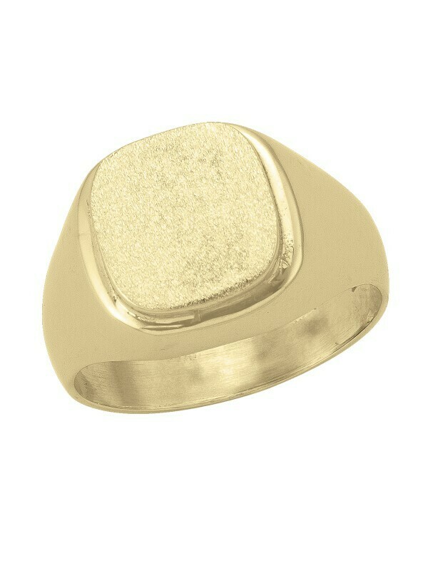 Yellow Gold Signet Ring 10KT