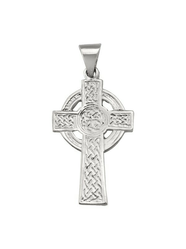 White Gold Celtic Cross 10KT, 14KT &amp; 18KT