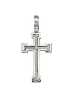 White Gold Cross 14KT &amp; 18KT