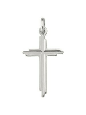 White Gold Cross 10KT, 14KT & 18KT White Gold Cross 10KT, 14KT & 18KT