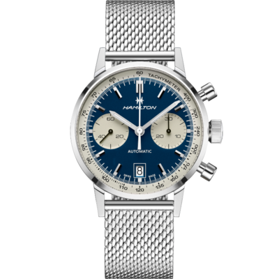 American Classic IntraMatic Blue Face 40MM Automatic Chronograph H38416141