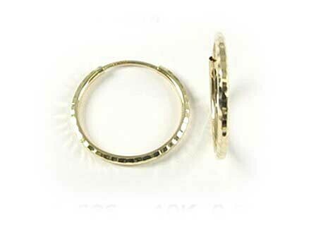10K Yellow Gold Thin Sleeper Earrings 10K Yellow Gold Thin Sleeper Earrings