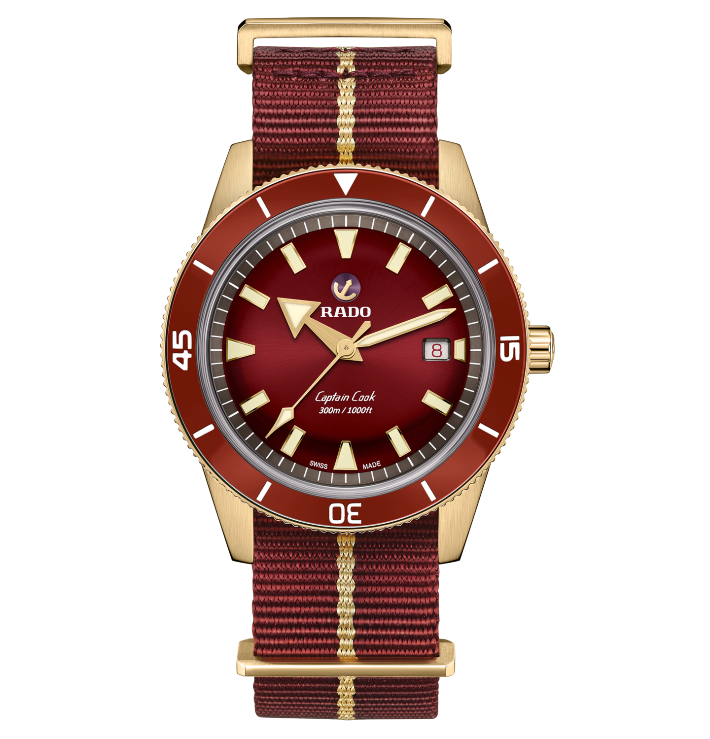 Captain Cook Bronze Red Dial 42MM Automatic R32504407
