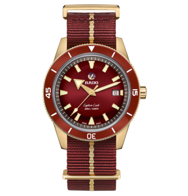 Captain Cook Bronze Red Dial 42MM Automatic R32504407