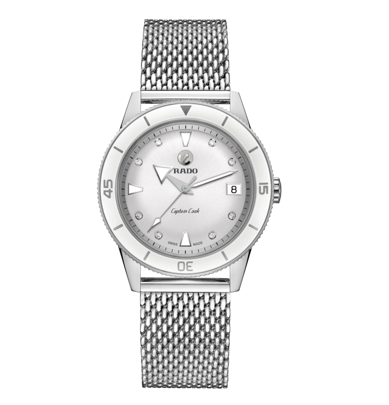 Captain Cook Diamonds White Dial 37MM Automatic R32500703