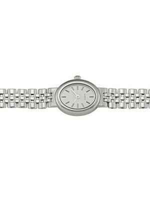 Ladies White Gold Oval Face Watch 14KT & 18KT Ladies White Gold Oval Face Watch 14KT & 18KT