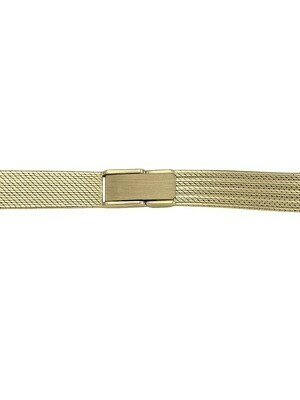 Ladies Yellow Gold Mesh Watchband 14KT & 18KT Ladies Yellow Gold Mesh Watchband 14KT & 18KT