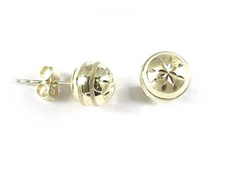 10K Yellow Gold 8MM Ball Stud Earrings 10K Yellow Gold 8MM Ball Stud Earrings