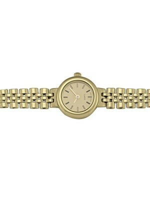 Ladies Yellow Gold Round Face Watch 14KT & 18KT Ladies Yellow Gold Round Face Watch 14KT & 18KT