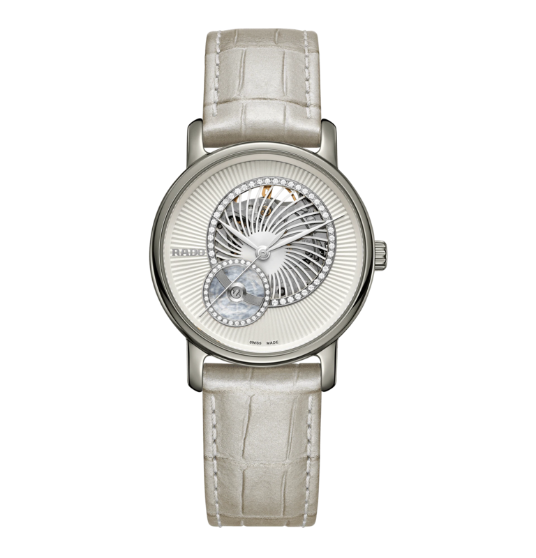 Diamaster Open Heart Diamonds White Dial 35MM Automatic R14056935