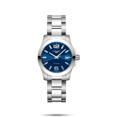 Conquest Blue Dial 34MM Quartz L33774966