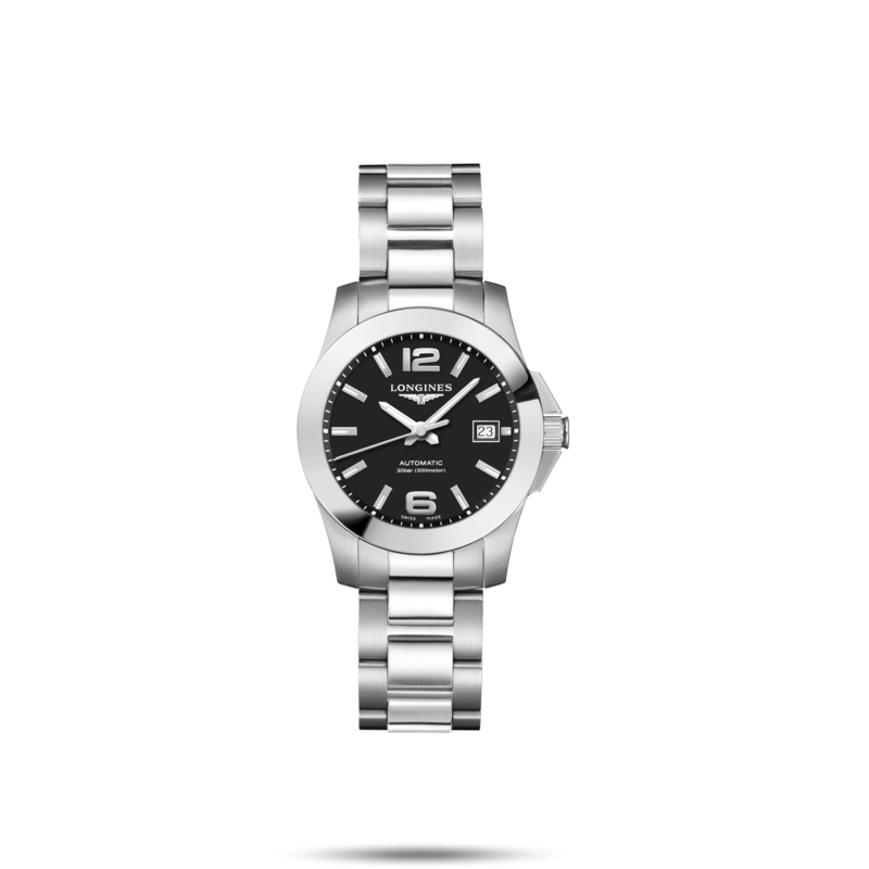 Conquest Black Dial 30MM Quartz L32764586