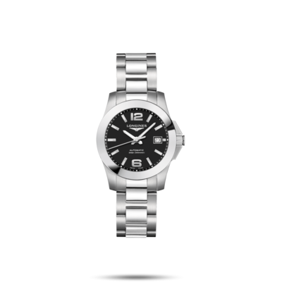 Conquest Black Dial 30MM Quartz L32764586