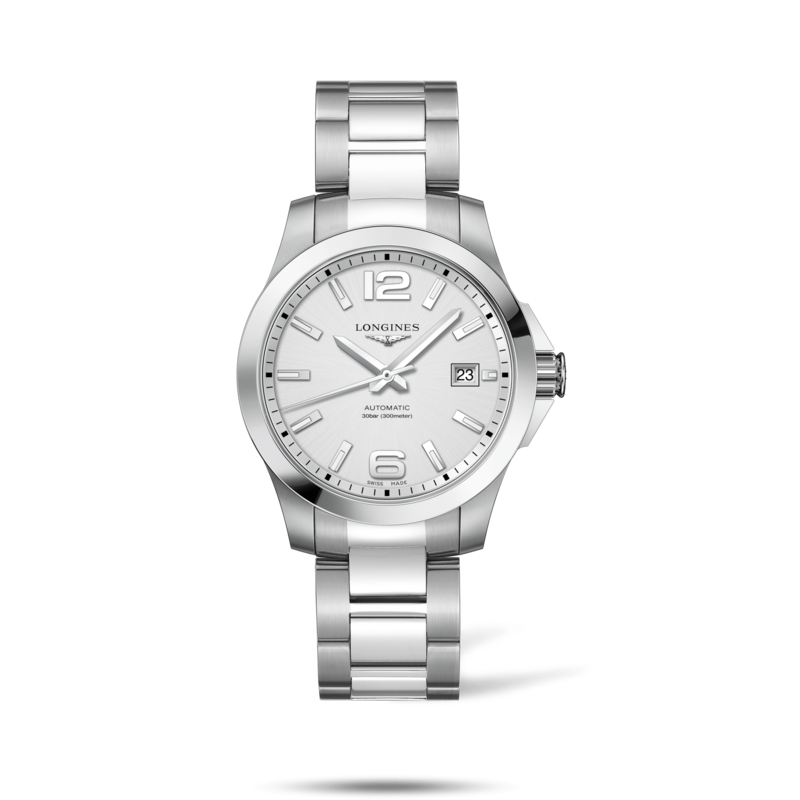 Conquest Silver Dial 30MM Quartz L37764766