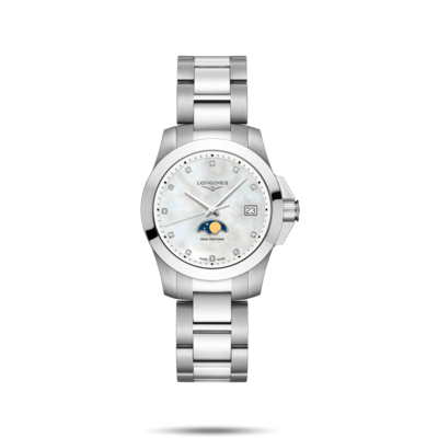 Conquest Mother of Pearl Dial 34MM Quartz L33814876
