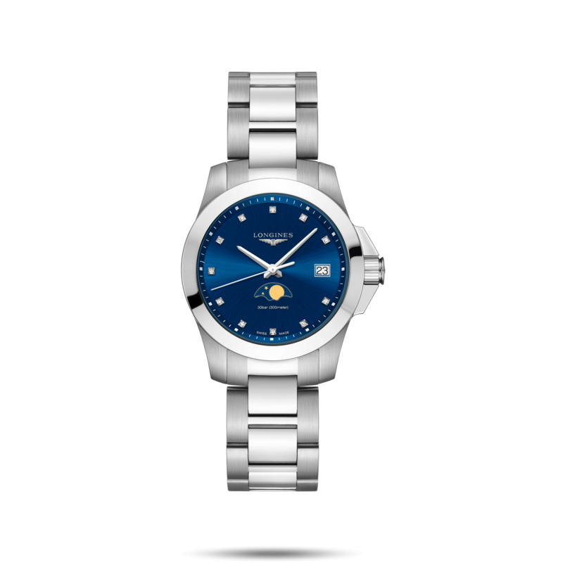 Conquest Blue Dial 34MM Quartz L33814976