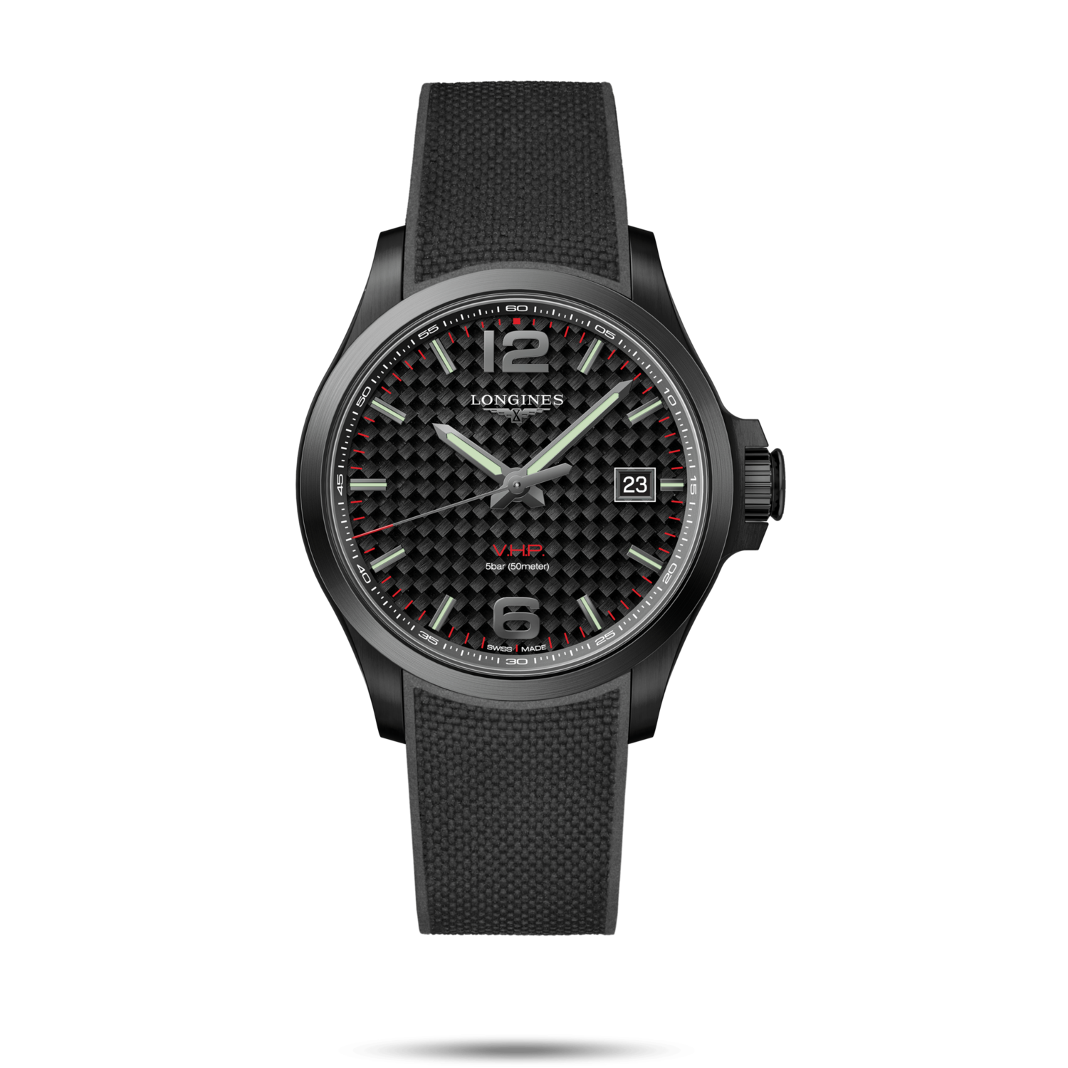 Conquest V.H.P. Black Dial 43MM Quartz L37262669