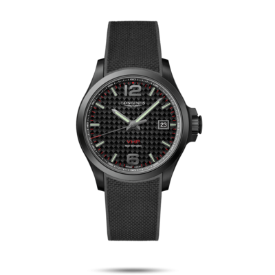 Conquest V.H.P. Black Dial 43MM Quartz L37262669