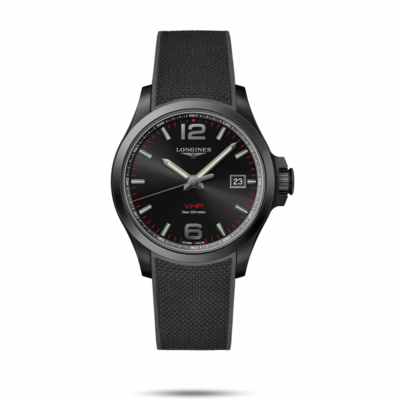 Conquest V.H.P. Black Dial 43MM Quartz L37262569
