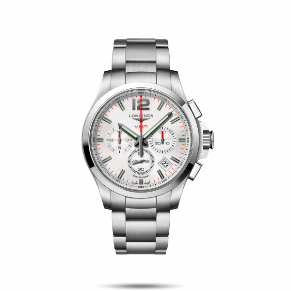 Conquest V.H.P. White Dial 42MM Quartz  L37174766 Conquest V.H.P. White Dial 42MM Quartz  L37174766