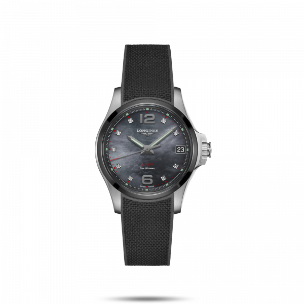 Conquest V.H.P. Mother of Pearl Dial 36MM Quartz L33194889 Conquest V.H.P. Mother of Pearl Dial 36MM Quartz L33194889