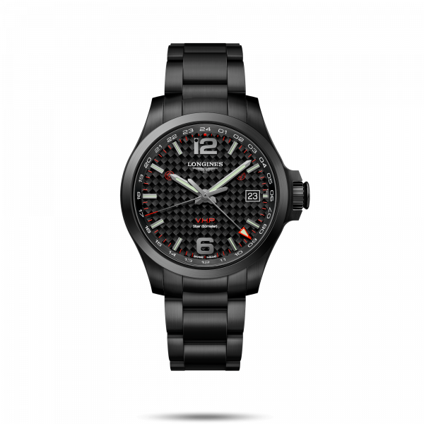 Conquest V.H.P. Black Dial 41MM Quartz L37182666 Conquest V.H.P. Black Dial 41MM Quartz L37182666