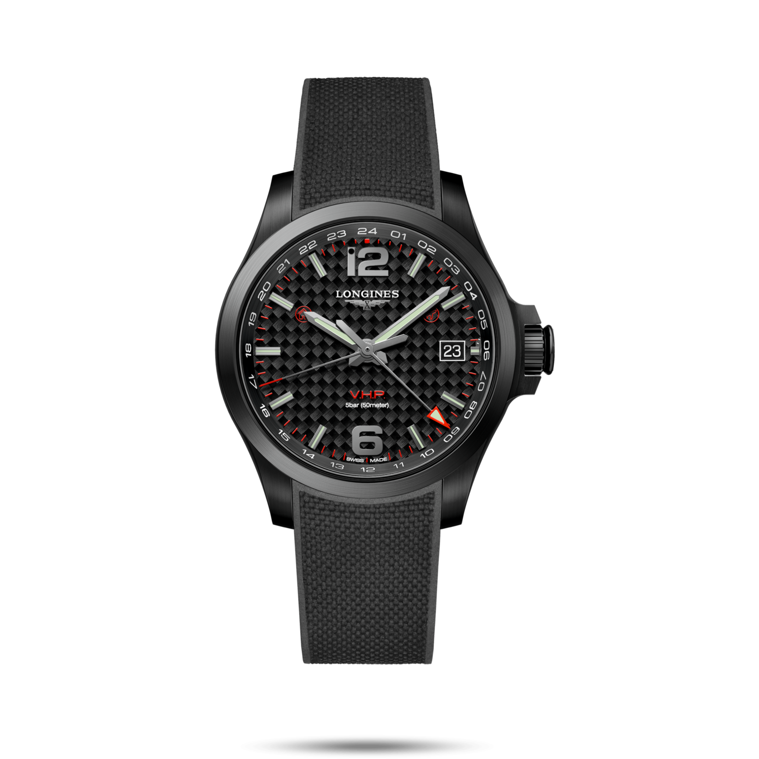 Conquest V.H.P. Black Dial 41MM Quartz L37182669