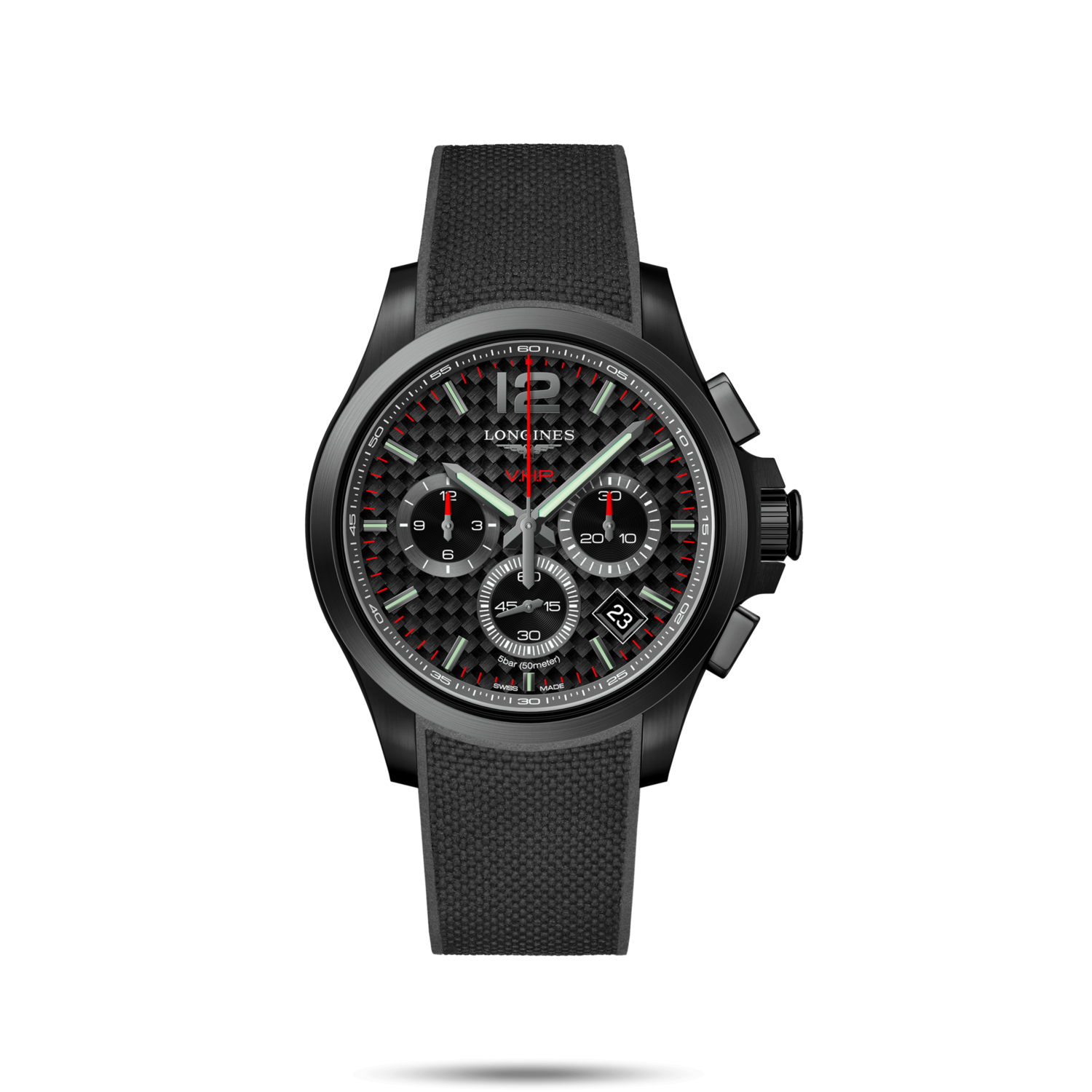 Conquest V.H.P. Black Dial 42MM Quartz L37172669