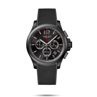 Conquest V.H.P. Black Dial 44MM Quartz L37272569