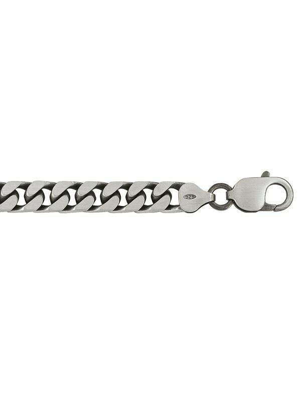 Sterling Silver Oxidized Link Chain