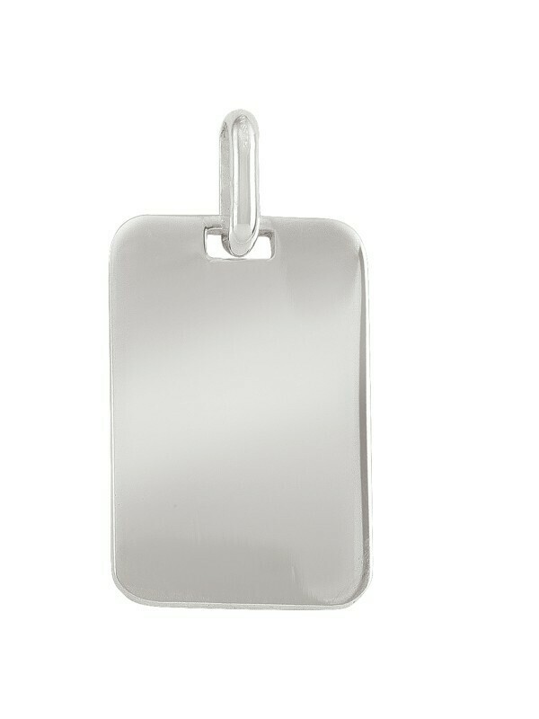 Sterling Silver Tag Pendant