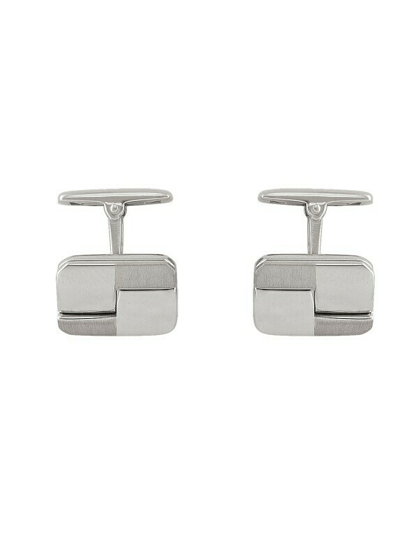 Silver Fancy Cufflink