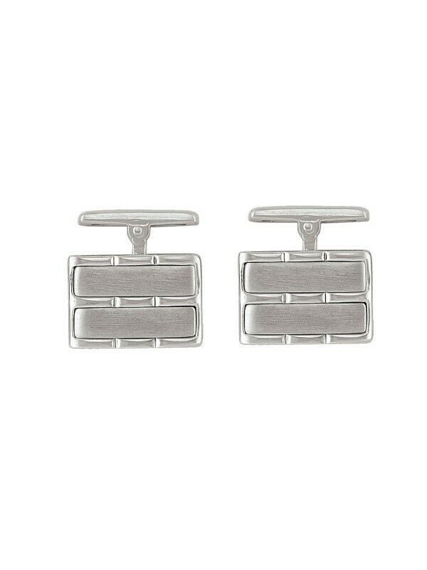 Silver Fancy Cufflink