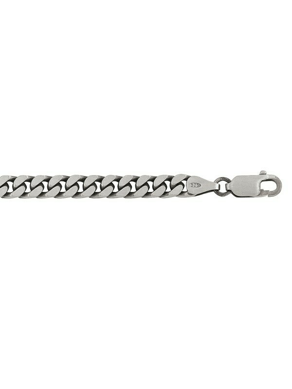 Sterling Silver Oxidized Link Chain Sterling Silver Oxidized Link Chain
