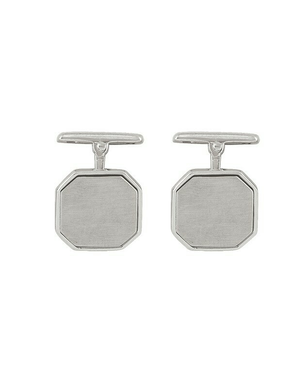 Silver Fancy Cufflink