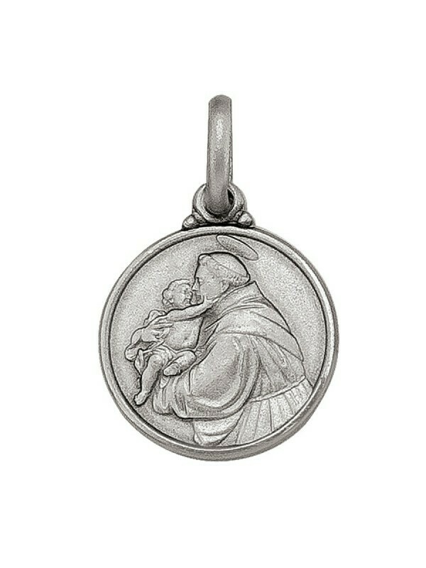 Sterling Silver Scapular Medal