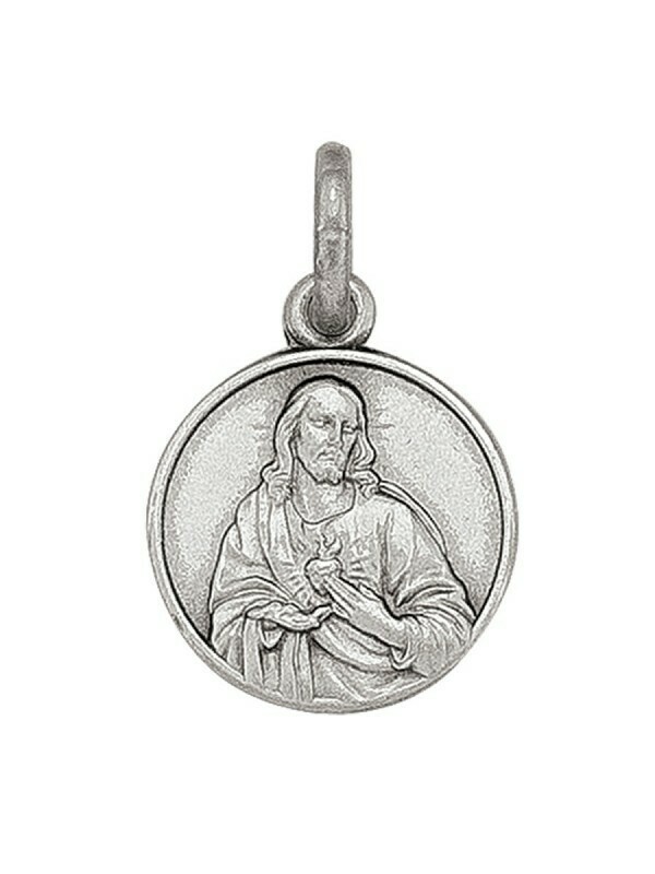 Sterling Silver Scapular Medal