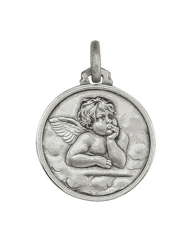 Sterling Silver Angel Medal