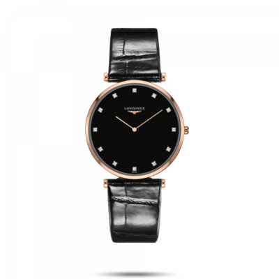 La Grande Classique De Longines Black Dial 37MM Quartz L47661572