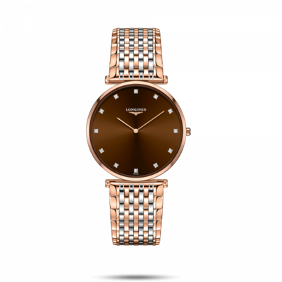 La Grande Classique De Longines Brown Dial 37MM Quartz L47661677