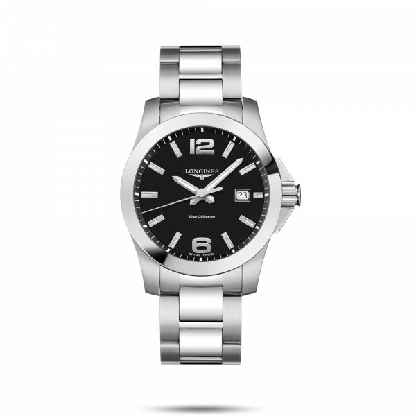 Conquest Black Dial 41MM Quartz L37594586