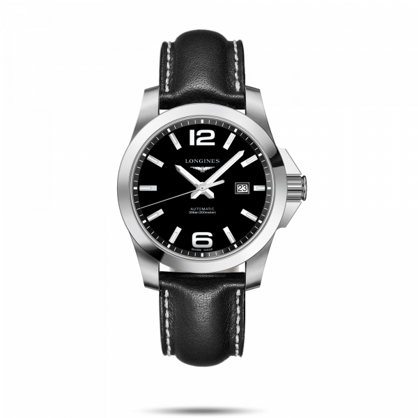 Conquest Black Dial 43MM Automatic L37784583