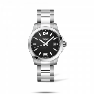 Conquest Black Dial 39MM Automatic L37764586
