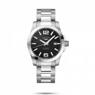 Conquest Black Dial 41MM Automatic L37774586