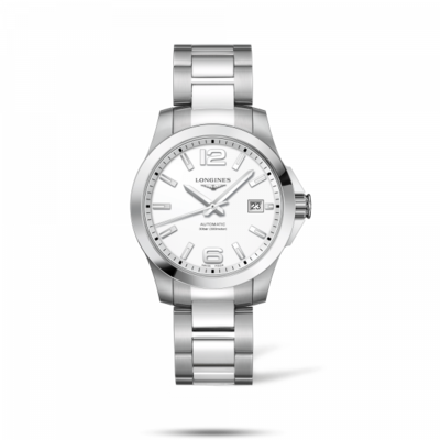 Conquest White Dial 39MM Automatic L37764166