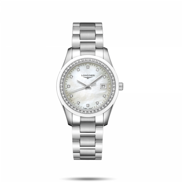 Conquest Classic Mother of Pearl Dial 36MM Quartz L23870876