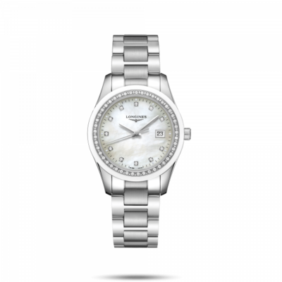 Conquest Classic Mother of Pearl Dial 36MM Quartz L23870876