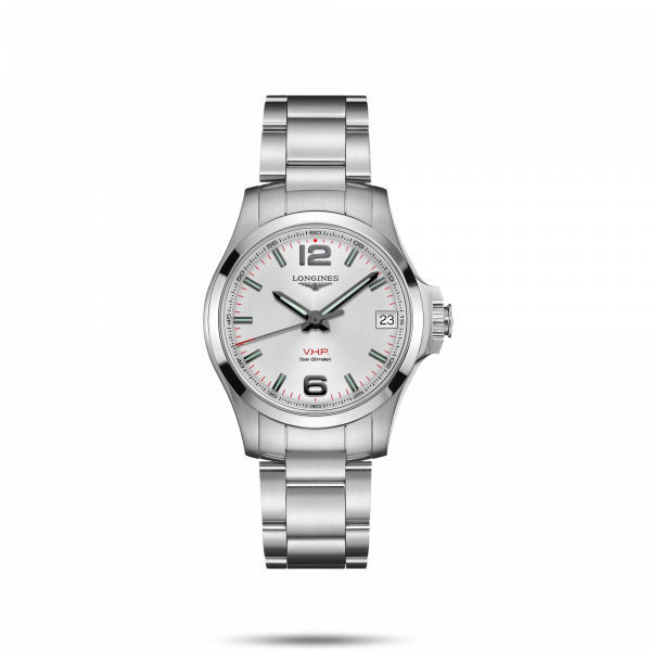 Conquest V.H.P. Silver Dial 36MM Quartz  L33164766