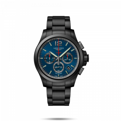 Conquest V.H.P. Blue Dial 42MM Quartz  L37172966