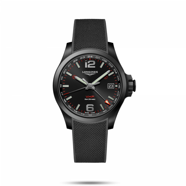 Conquest V.H.P. Black Dial 41MM Quartz  L37182569